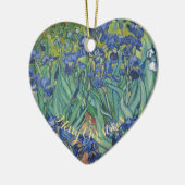 Irises Vincent Van Gogh Art Kerstmis Keramisch Ornament (Links)