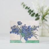 Irises, Vincent van Gogh Briefkaart (Staand voorkant)