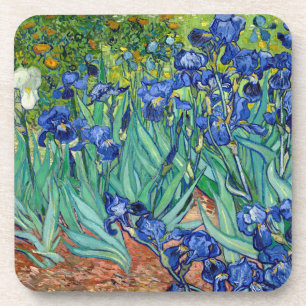 Irises Vincent van Gogh Floral  schilderen Bier Onderzetter