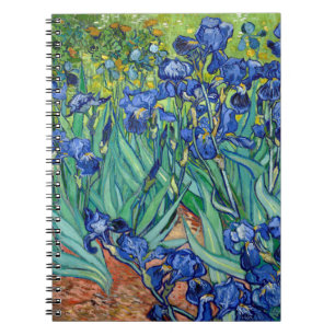 Irises Vincent van Gogh Flower Field Painting Art Notitieboek