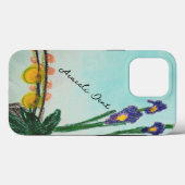 Irises violet iPhone / coque ipad (Verso (horizontal))