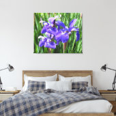 Irises Violettes Sur Toile (Insitu(Chambre))