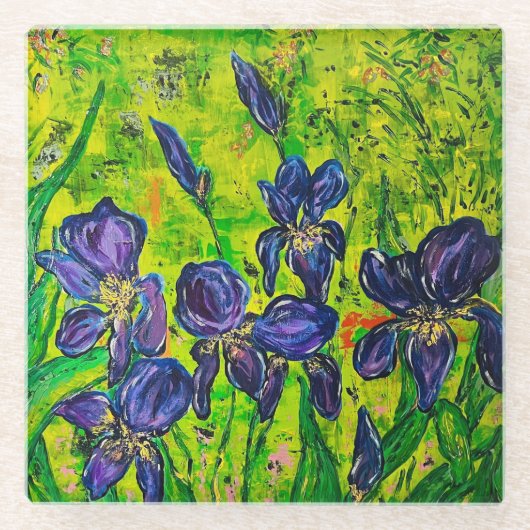 Irisglas Onderzetter (Voorkant)