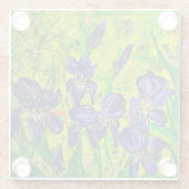 Irisglas Onderzetter Glazen Onderzetter (Achterkant)