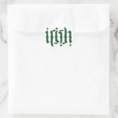 Irish Ambigram Logo Sticker (Tas)