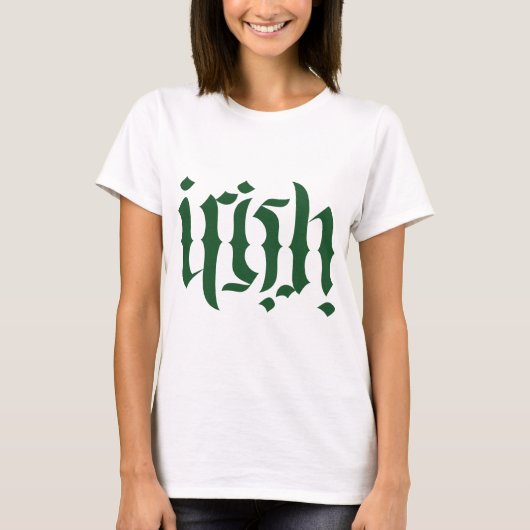 Irish Ambigram Logo T-shirt (Voorkant)