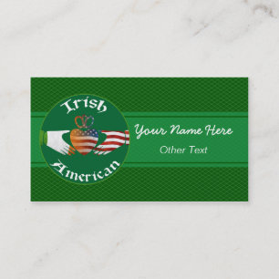 Irish American Claddagh Custom Visitekaartjes