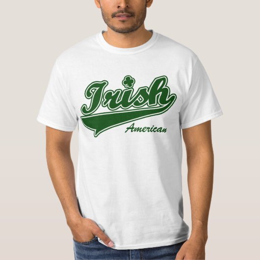 Irish American Custom Sporty Style T-Shirt (Voorkant)