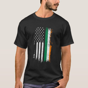 Irish American Flag Pride Ierland USA T-shirt