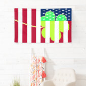 Irish American Flag Shamrock Clover St. Patrick Spandoek (Insitu)