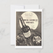 Irish American Whiskey Card Bedankkaart (Voorkant)