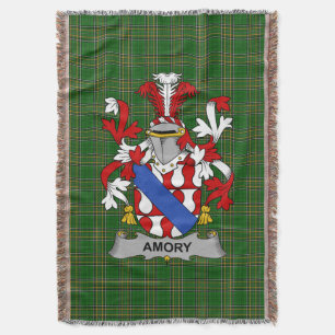 Irish Amory Coat of Arms Family Crest Ireland Deken