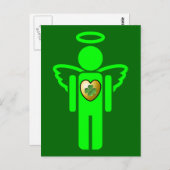Irish Angel briefkaart (Voorkant / Achterkant)