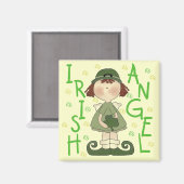 Irish Angel T-shirts en Gifts Magneet (Voorkant / Achterkant)