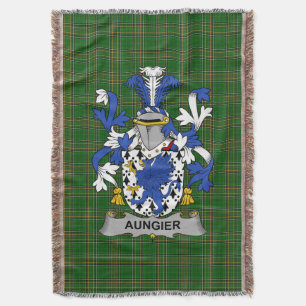 Irish Aungier Wapen Family Crest Ierland Deken