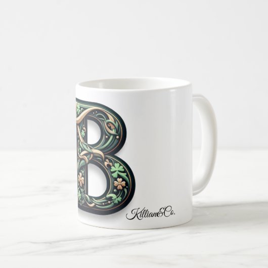 Irish B Monogram Mug (Devant droit)