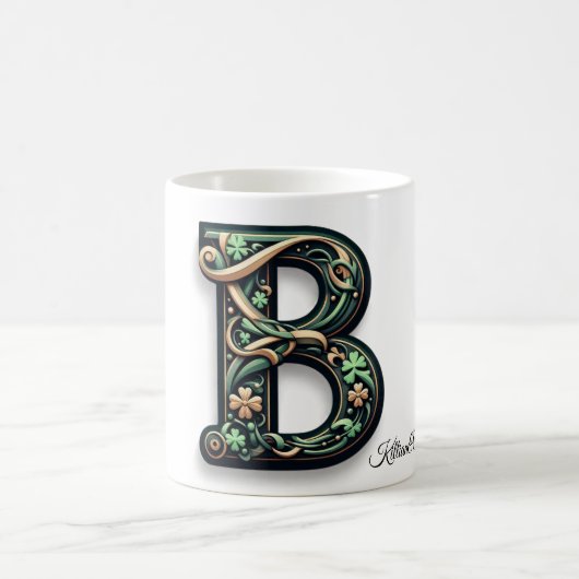 Irish B Monogram Mug Koffiemok (Center)