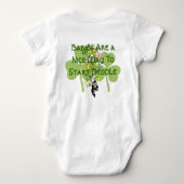 Irish Baby Baby's zijn een leuke manier om te begi Romper (Achterkant)