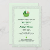 Irish Baby Buggy Shower Invitation (Devant / Derrière)