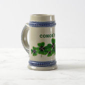 Irish Bar four-leaf Clover Personalized Bierpul (Voorkant links)