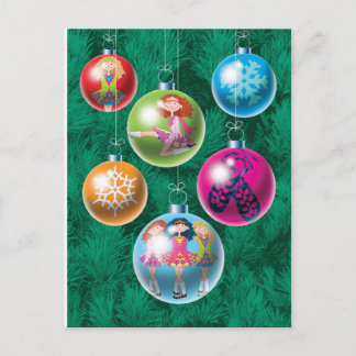 Irish Baubles Christmas Kaart