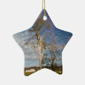 Irish Beech Trees Keramisch Ornament (Rechts)