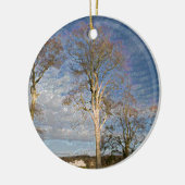 Irish Beech Trees Keramisch Ornament (Links)