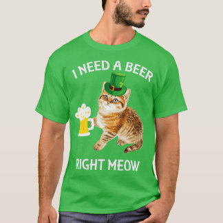 Irish Beer Cat St Patricks Day Drink cadeau T-shirt