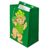 Irish Beer Gift Bag Medium Cadeauzakje (Voorkant Gekanteld)