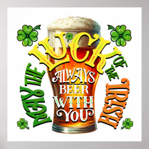 Irish Beer Humor Poster