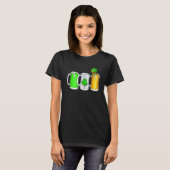 Irish Beer Ireland Flag St Pattys Day Mannen Women T-shirt (Voorkant volledig)