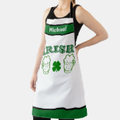 Irish Beer Lover Schort - Gepersonaliseerde Pub Gi (Insitu)