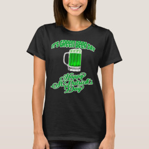 Irish Beerit's Green Beer Day Happy Patrick Day T-shirt