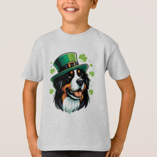 Irish Bernese Dog Leprechaun Pet St Patricks Day T-shirt