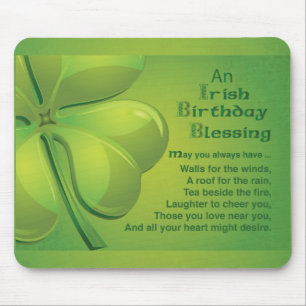 Irish Birthday Blessing, Celtic Muismat