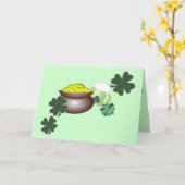 Irish Birthday Card Kaart (Gele Bloem)