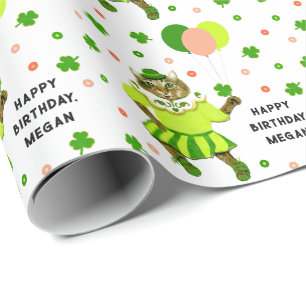 Irish Birthday Gift Cadeaupapier