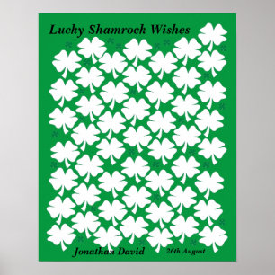 Irish Birthday Gift - Guest Book Poster