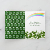 Irish Birthday Green Beer Kaart (Binnen)