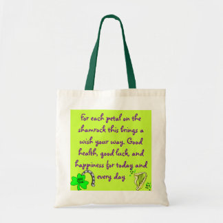 Irish Blessing bag Tote Bag