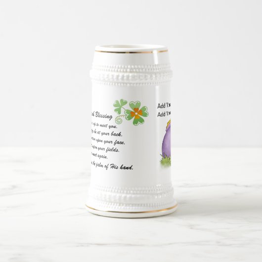 Irish Blessing Beer Mok (Center)