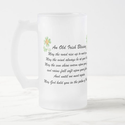 Irish Blessing Beer Mug (Gauche)