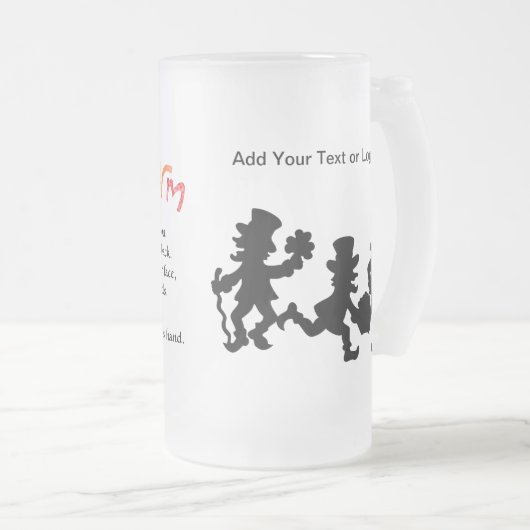 Irish Blessing Beer Mug - SRF (Devant droit)