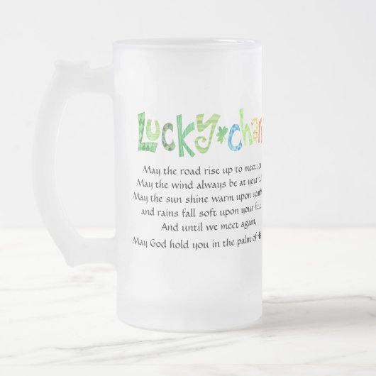 Irish Blessing Beer Mug - SRF (Gauche)