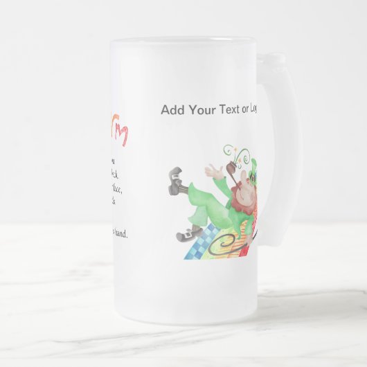 Irish Blessing Beer Mug - SRF (Devant droit)