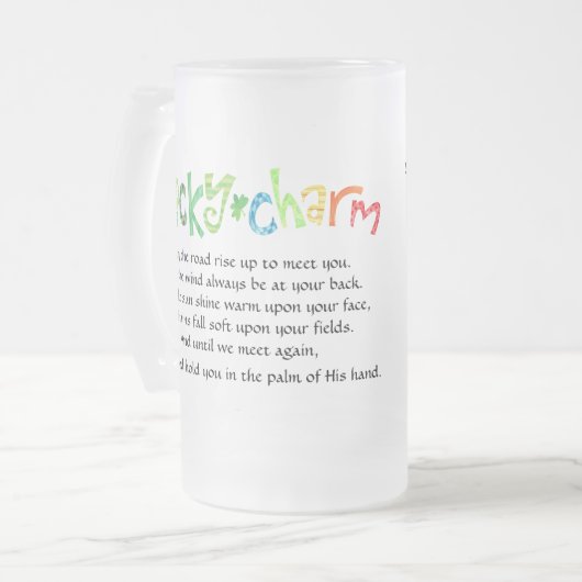Irish Blessing Beer Mug - SRF (Devant gauche)