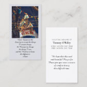 Irish Blessing Blauw Rood Groen Sinaasappel Geel Visitekaartje (Voorkant / Achterkant)