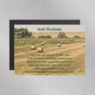 Irish Blessing Boerderij Hooibalen Magnetische Kaa