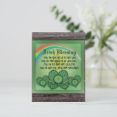Irish Blessing Briefkaart (Staand voorkant)