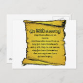 Irish Blessing Briefkaart (Voorkant / Achterkant)